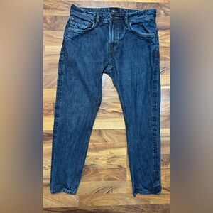 Todd Shelton Selvedge Jeans Men’s 33x29 Pro Soft Slim Fit USA Made Dark Wash